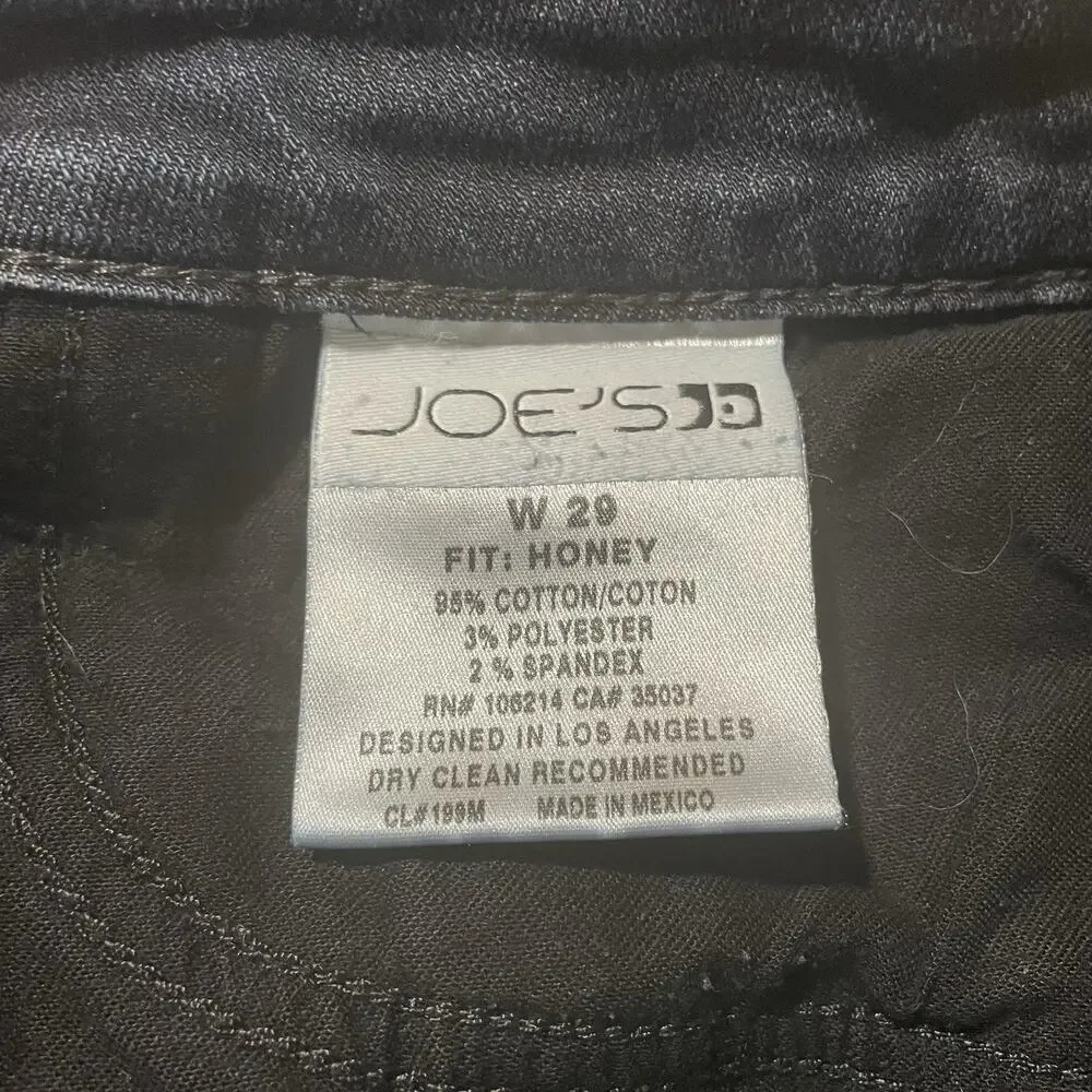 Joe’s Jeans Womens Honey Bootcut Low Rise Gabby Dark Wash Denim Sz 29